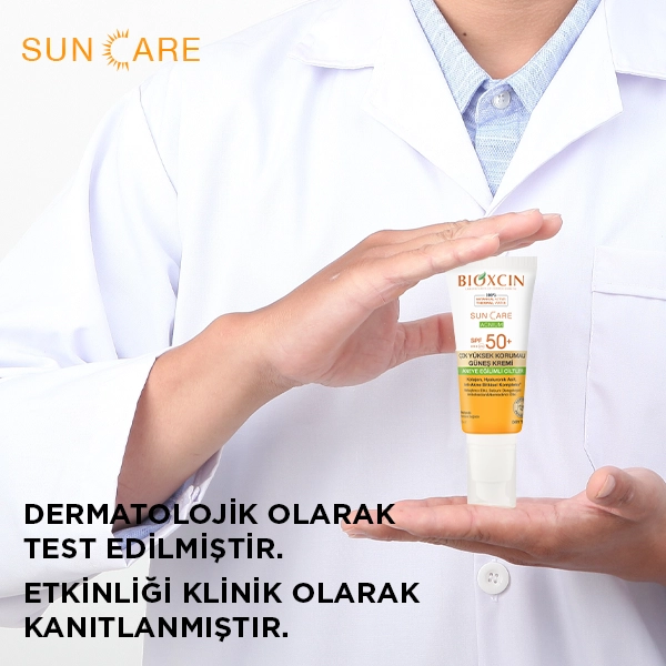 akneli ciltler için güneş kremi 6