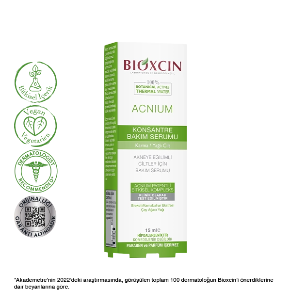 bioxcin acnium konsantre bakım serumu