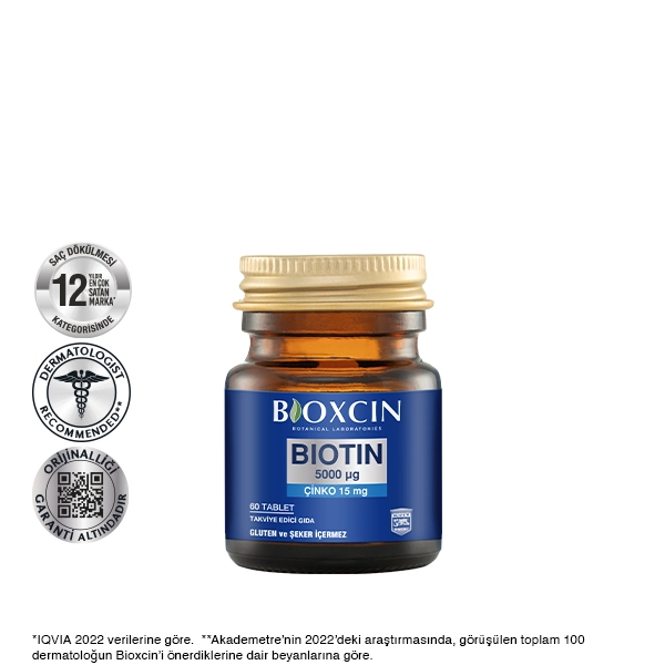 bioxcin biotin saç için biyotin tablet