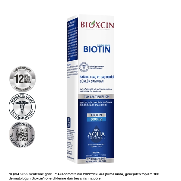 bioxcin biotin günlük saç şampuanı