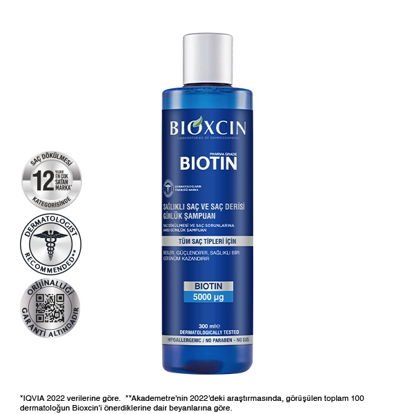 bioxcin biotin günlük saç şampuanı