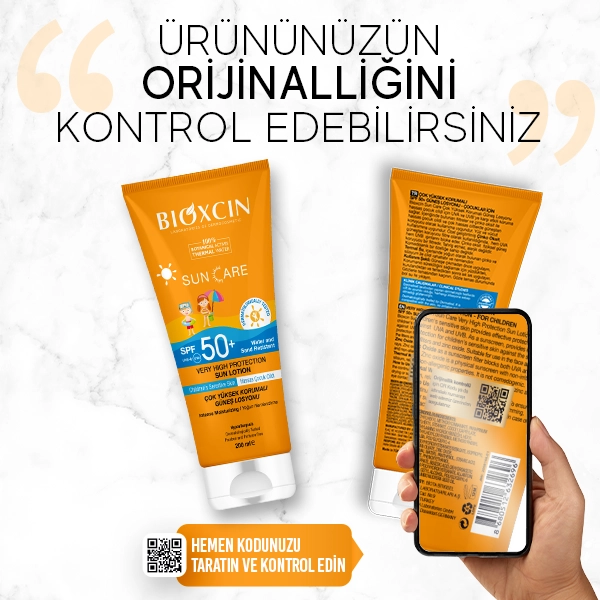 bioxcin çocuklar için güneş kremi orijinallik