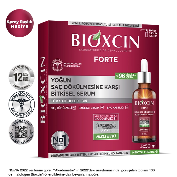 bioxcin forte saç dökülmesi serumu