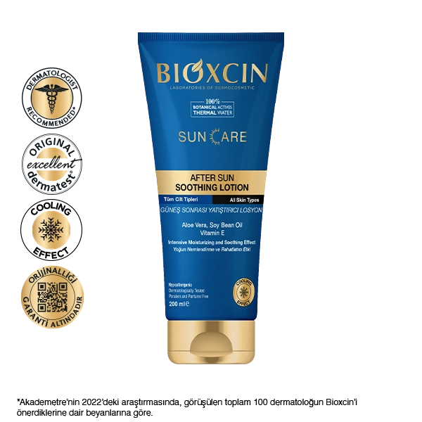 bioxcin güneş sonrası losyon