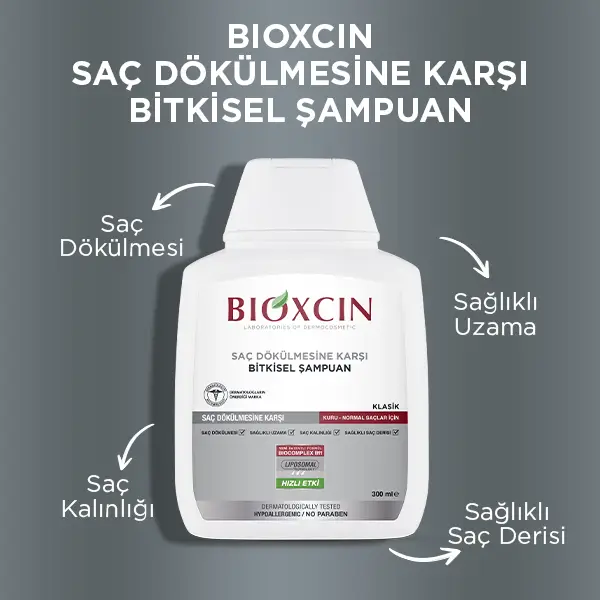 saç dökülmesi karşısında normal saçlar için günlük şampuan