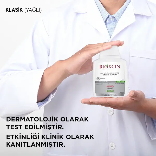 bioxcin klasik yağlı saçlar için günlük şampuan