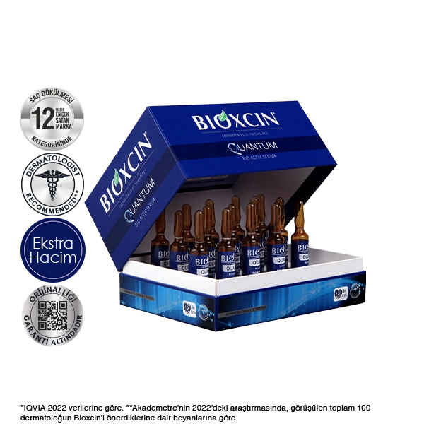 bioxcin quantum saç dökülmesi serumu