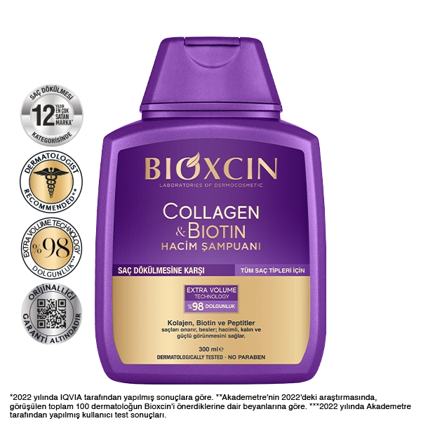 collagen biotin hacim şampuanı