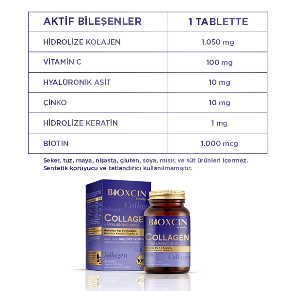 bioxcin collagen tablet