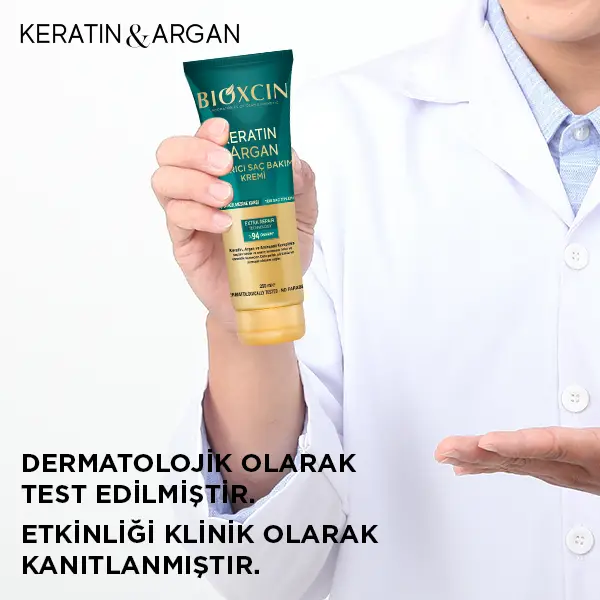 keratin argan saç bakım kremi