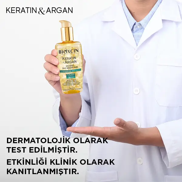 keratin argan saç bakım yağı