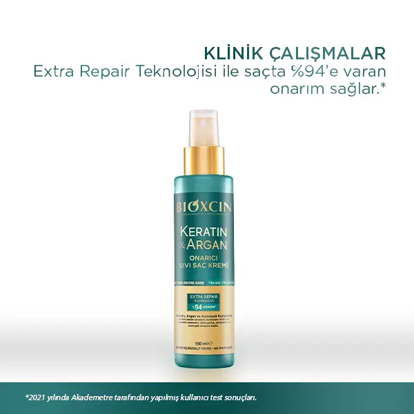 keratin argan sıvı saç kremi
