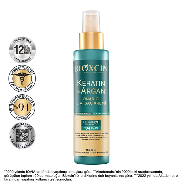keratin argan sıvı saç kremi