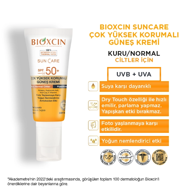kuru normal ciltler için güneş kremi