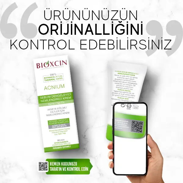 bioxcin acnium sebum dengeleyici nemlendirici krem