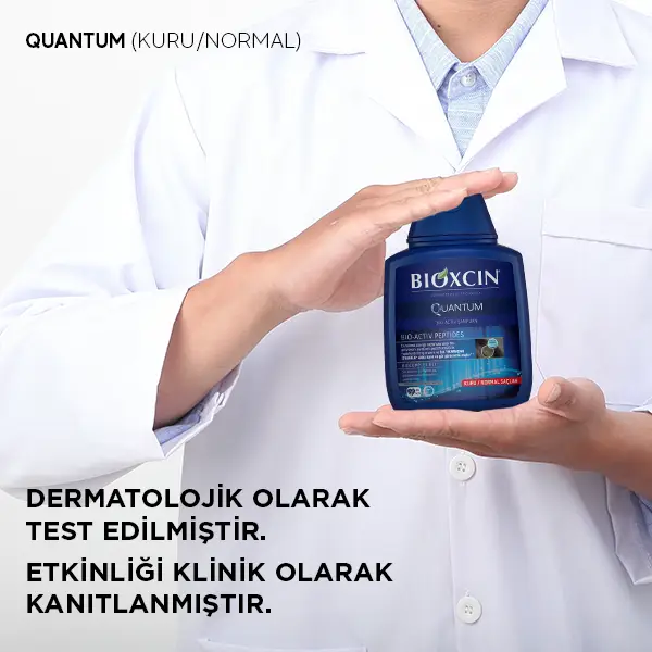 quantum kuru normal saçlar için saç dökülmesi şampuanı