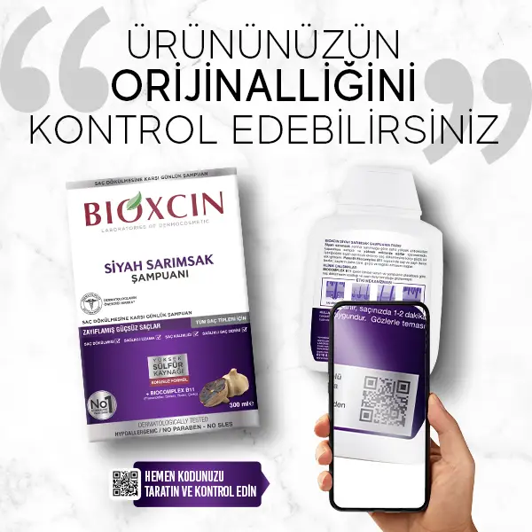 bioxcin siyah sarımsaklı şampuan