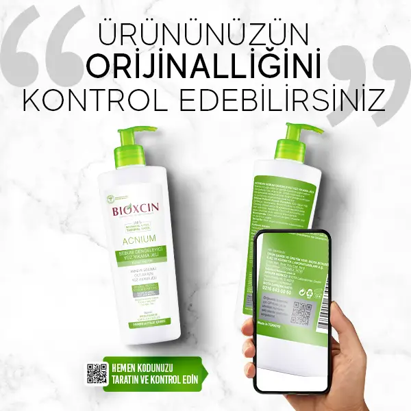bioxcin acnium sebum dengeleyici yüz yıkama jeli